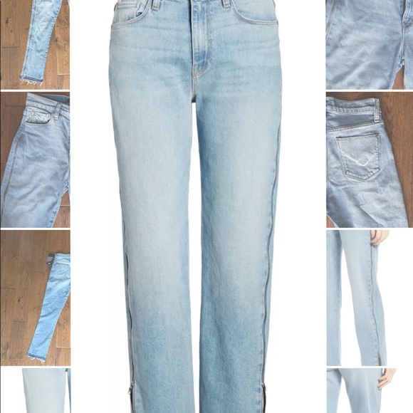 Hudson Women’s Holly Denim Released zipper jeans, raw hem - Picture 2 of 10